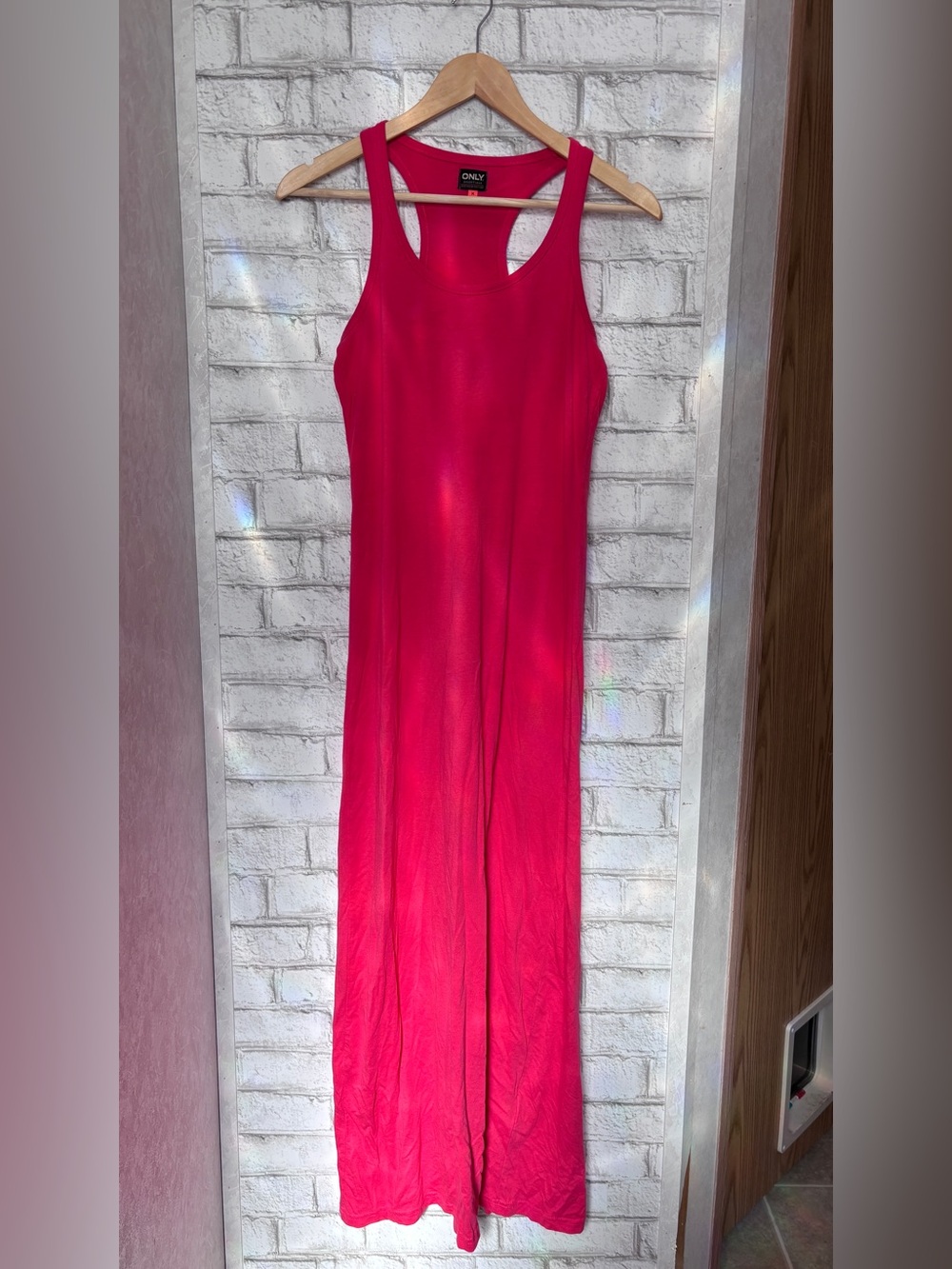 ONLY Hot Pink Racerback Maxi Dress